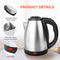 Electric Kettle 1.8 Litre Stainless Steel 220V Electric Water Kettles 1500W Power 360 Degree Rotating Base Kettle