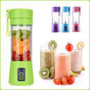 Aiwa USB Rechargeable Juicer Blender 4 Blades Electric Blender Mini Portable Personal Size Juicer Cup USB Rechargeable Mixer 380ml Food Grade Water Bottle Portable Fruit Juicer Machine