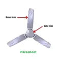 Ceiling Fan Blades & Motor ( Pack of 5 ) Washable and Dust Proof Cover Grey