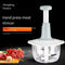 Hand Chopper | Manual Vegetable Chopper | Food Processor | Multi-Function Hand Operated Speedy Cutter with Stainless Steel Blades | Essential Kitchen Gadget